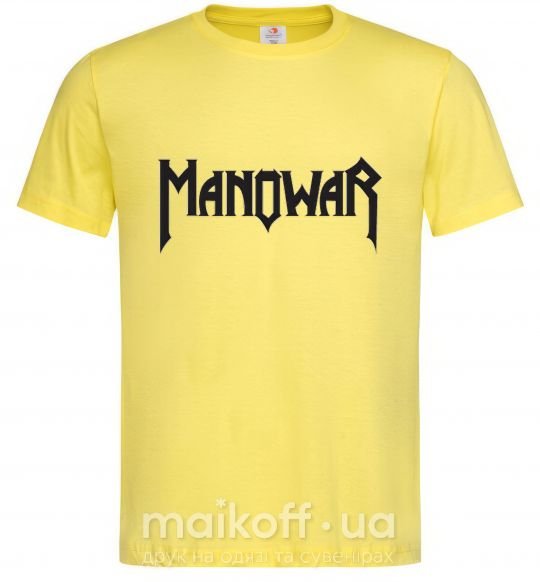 Мужская футболка MANOWAR Лимонный фото