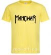 Мужская футболка MANOWAR Лимонный фото