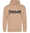 Чоловіча толстовка (худі) MANOWAR Пісочний фото