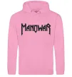 Женская толстовка (худи) MANOWAR Розовый Женская толстовка (худи) MANOWAR Розовый фото