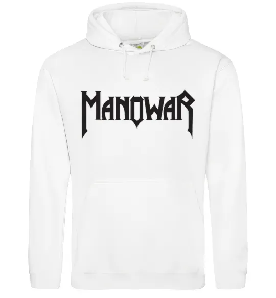 Жіноча толстовка (худі) MANOWAR Білий фото