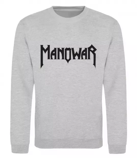 Світшот MANOWAR Сірий меланж фото