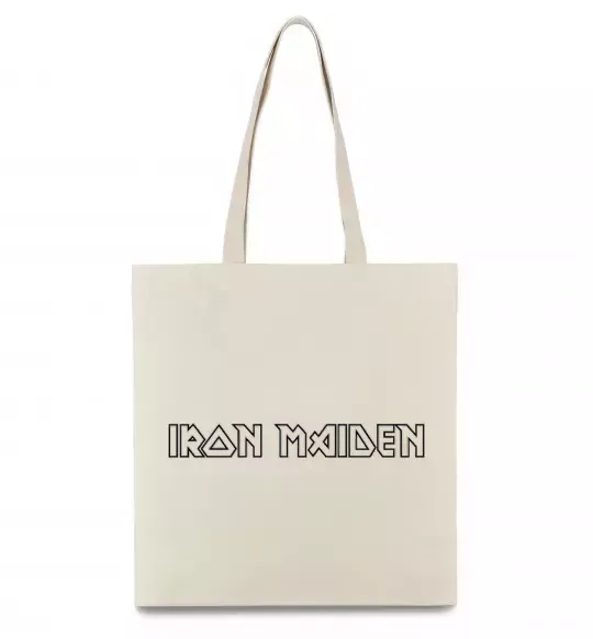 Эко-сумка IRON MAIDEN Бежевый фото