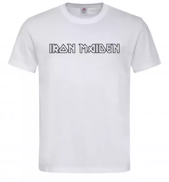 Мужская футболка IRON MAIDEN Белый фото