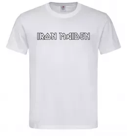 Мужская футболка IRON MAIDEN Белый фото