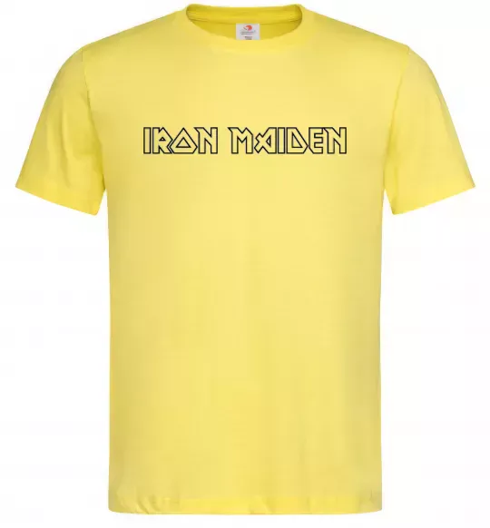 Мужская футболка IRON MAIDEN Лимонный фото