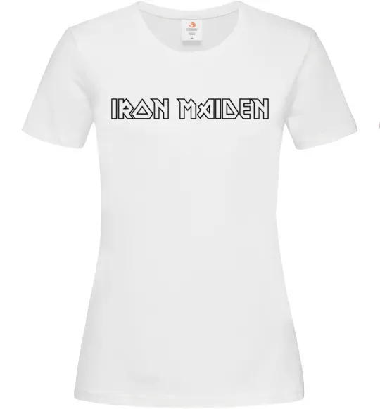 Женская футболка IRON MAIDEN Белый фото