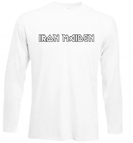 Лонгслив IRON MAIDEN Белый фото