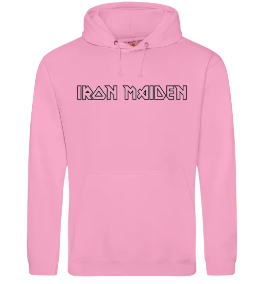 Мужская толстовка (худи) IRON MAIDEN Розовый фото