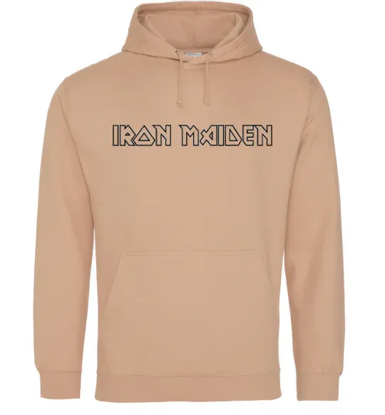 Чоловіча толстовка (худі) IRON MAIDEN Пісочний фото