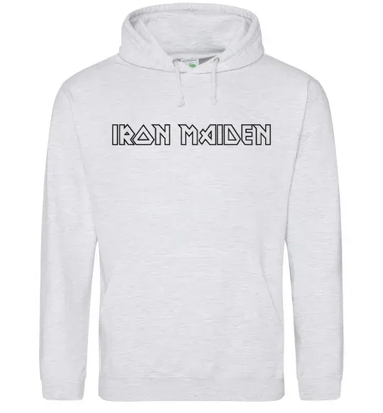 Жіноча толстовка (худі) IRON MAIDEN Сірий меланж фото