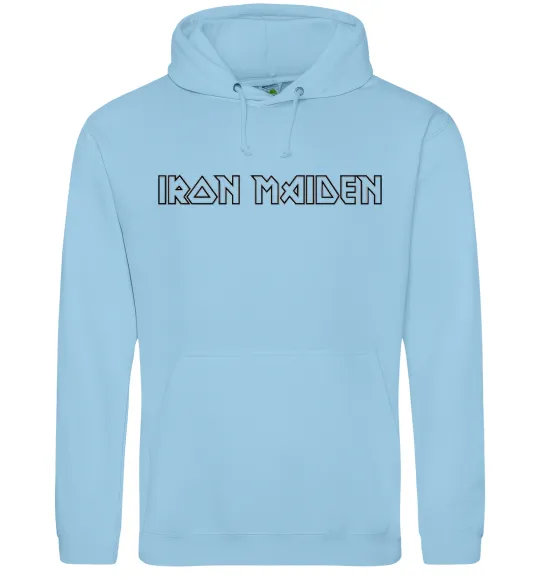 Жіноча толстовка (худі) IRON MAIDEN Блакитний фото