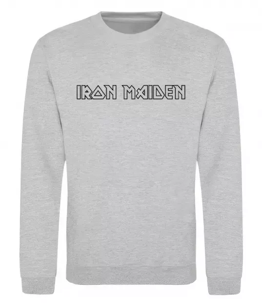 Світшот IRON MAIDEN Сірий меланж фото