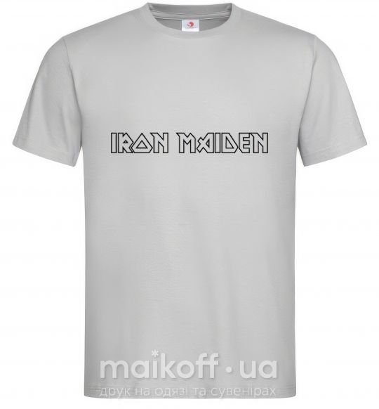 Мужская футболка IRON MAIDEN Серый фото