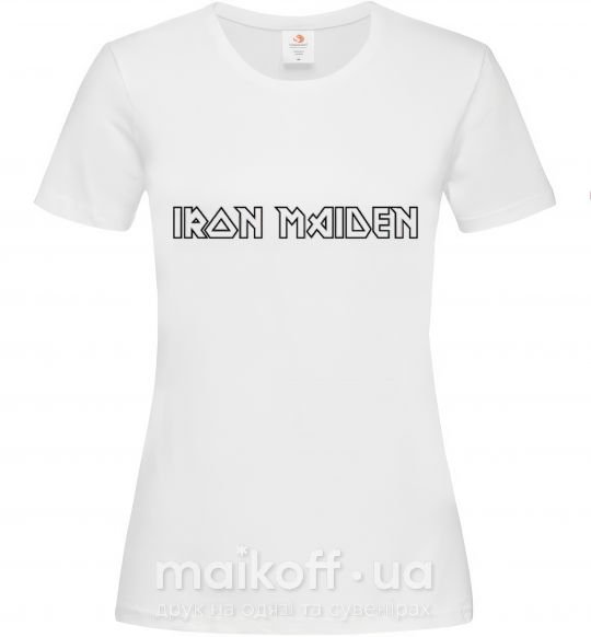 Женская футболка IRON MAIDEN Белый фото