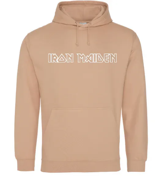 Жіноча толстовка (худі) IRON MAIDEN Пісочний фото