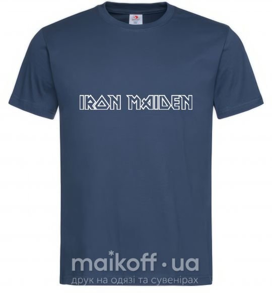 Мужская футболка IRON MAIDEN Темно-синий фото