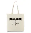 Еко-сумка MEGADETH Бежевий фото