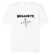 Футболка Оверсайз MEGADETH Білий фото