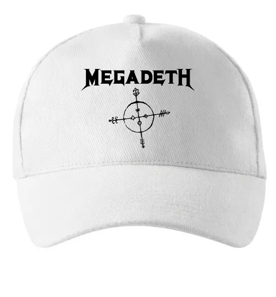 Кепка MEGADETH Білий фото