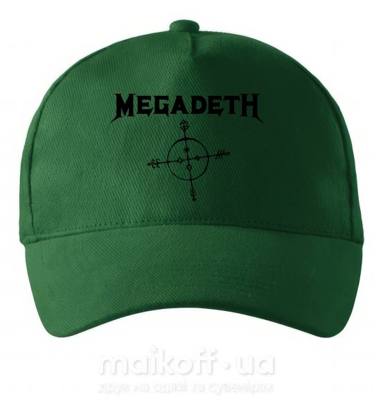 Кепка MEGADETH Темно-зелений фото