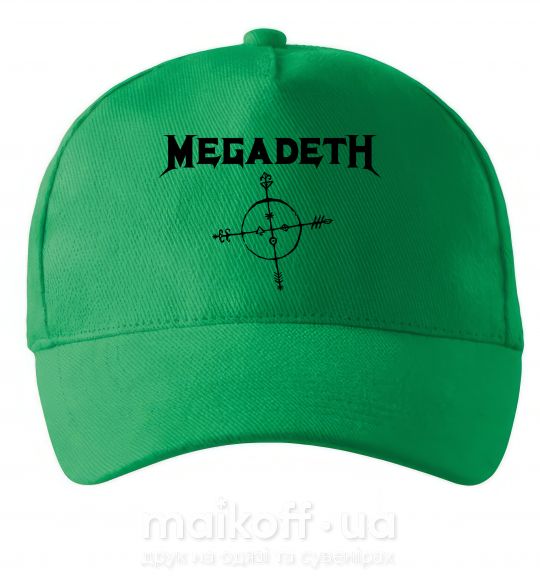 Кепка MEGADETH Зеленый фото