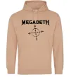 Мужская толстовка (худи) MEGADETH Песочный Мужская толстовка (худи) MEGADETH Песочный фото