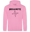 Женская толстовка (худи) MEGADETH Розовый фото