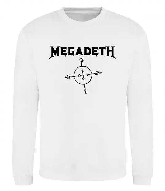 Свитшот MEGADETH Белый фото