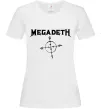 Женская футболка MEGADETH Белый фото