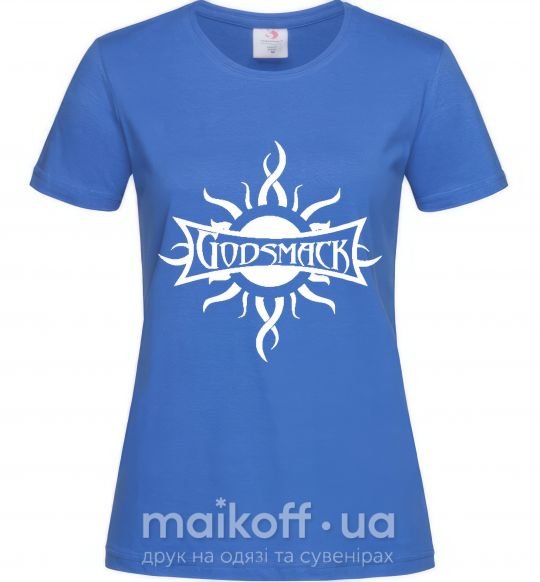 Жіноча футболка GODSMACK Яскраво-синій фото