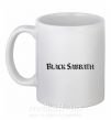 Чашка керамическая BLACK SABBATH Белый фото