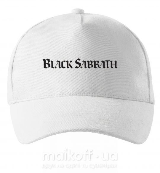 Кепка BLACK SABBATH Білий фото