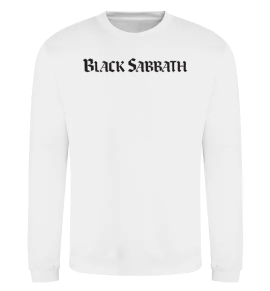Світшот BLACK SABBATH Білий фото