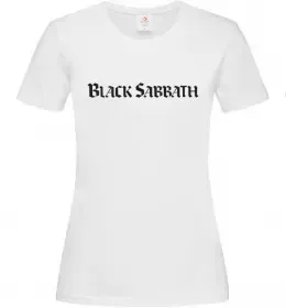 Женская футболка BLACK SABBATH Белый фото