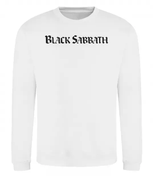 Свитшот BLACK SABBATH Белый фото