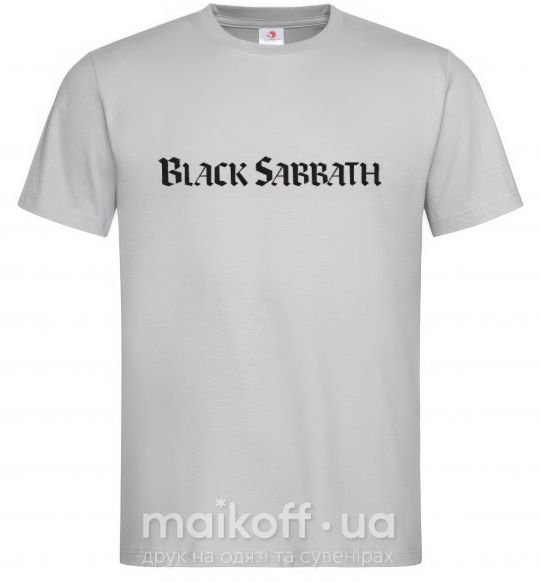Мужская футболка BLACK SABBATH Серый фото