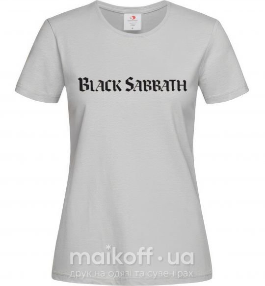 Жіноча футболка BLACK SABBATH Сірий фото