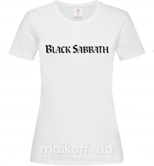 Женская футболка BLACK SABBATH Белый фото