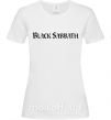 Женская футболка BLACK SABBATH Белый фото