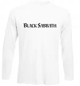 Лонгслив BLACK SABBATH Белый фото
