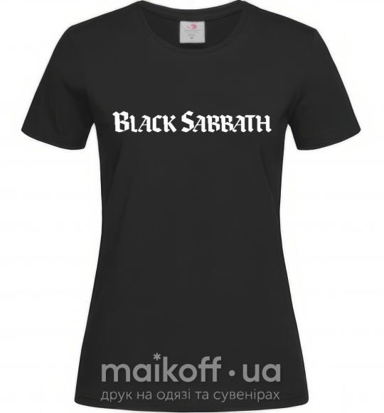 Жіноча футболка BLACK SABBATH Чорний фото