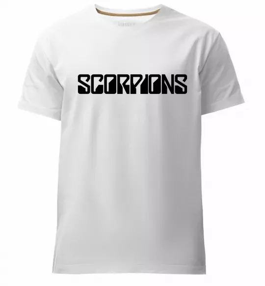 Мужская премиум футболка SORPIONS Белый фото