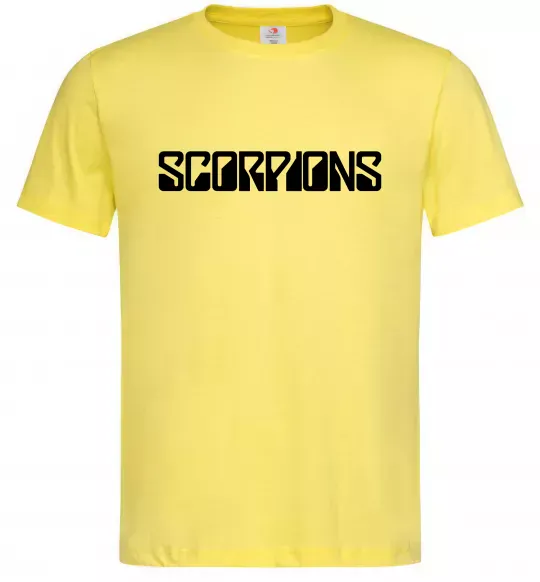 Мужская футболка SORPIONS Лимонный фото