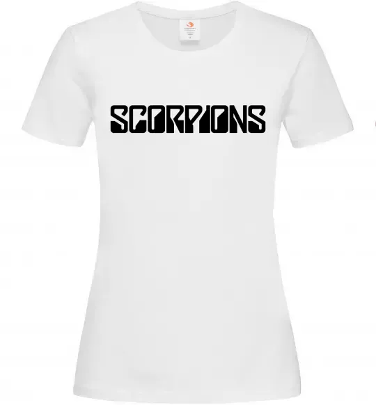 Жіноча футболка SORPIONS Білий фото