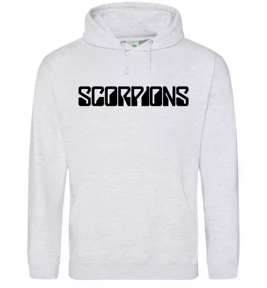 Чоловіча толстовка (худі) SORPIONS Сірий меланж фото