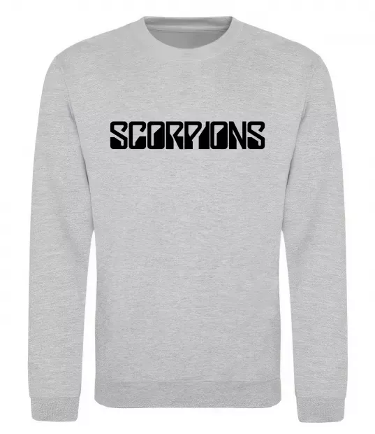 Свитшот SORPIONS Серый меланж фото