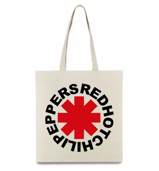 Еко-сумка Red hot chilly pappers Бежевий фото