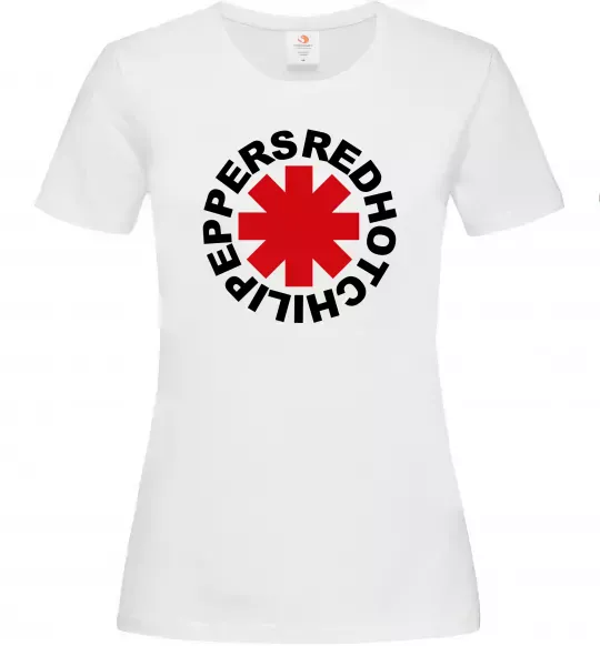 Жіноча футболка Red hot chilly pappers Білий фото