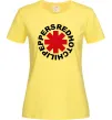 Жіноча футболка Red hot chilly pappers Лимонний фото